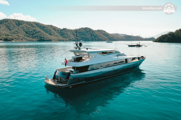 40m Luxury Crewed Yacht Charter Bodrum Gulf of Gökova 7 Nights 12 Guests Blue Cruise