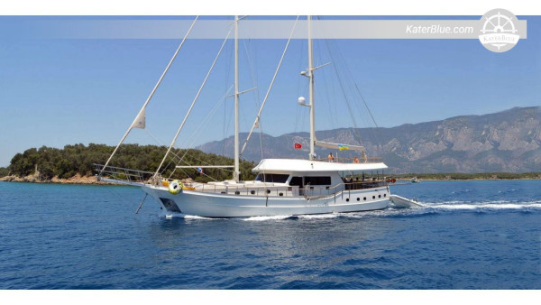 7-Night One-Way Skippered 30m Gulet Charter from Bodrum to Göcek, Turkey