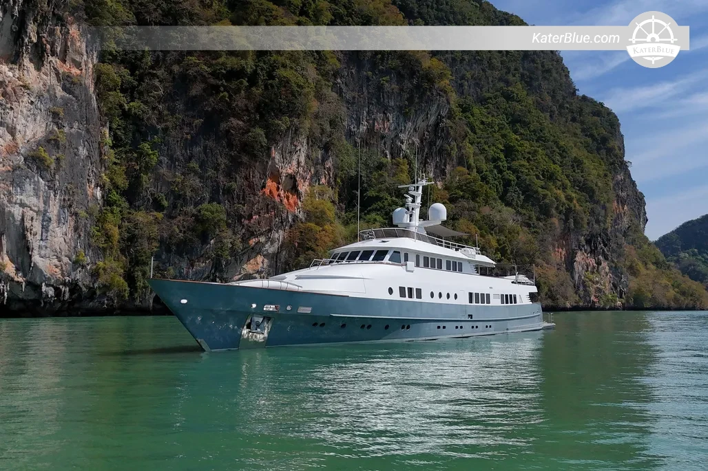 1977 Astilleros Custom 44.7m Expedition Yacht for Sale in Genoa Italy Rebuilt in 2007 with Global Cruising Capability and 3500nm Range