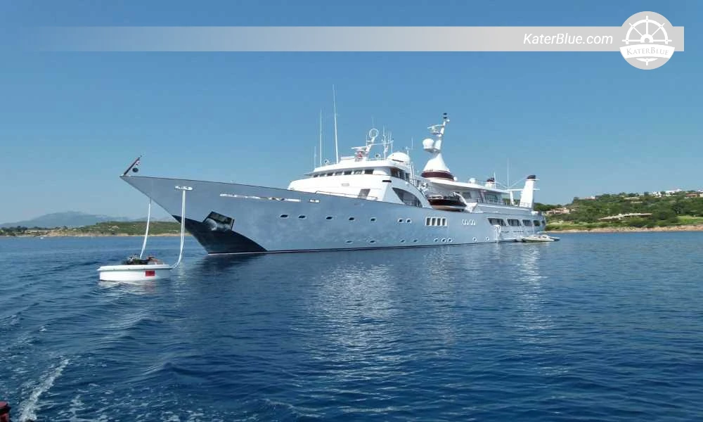 Nuovi Cantieri Apuania 76m 1972/2020 Refit Classic Steel Luxury Superyacht for Sale, 6 Cabins, 11 Guests, La Colle Monaco