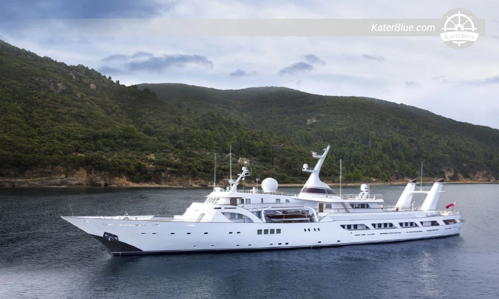 Nuovi Cantieri Apuania 76m 1972/2020 Refit Classic Steel Luxury Superyacht for Sale, 6 Cabins, 11 Guests, La Colle Monaco