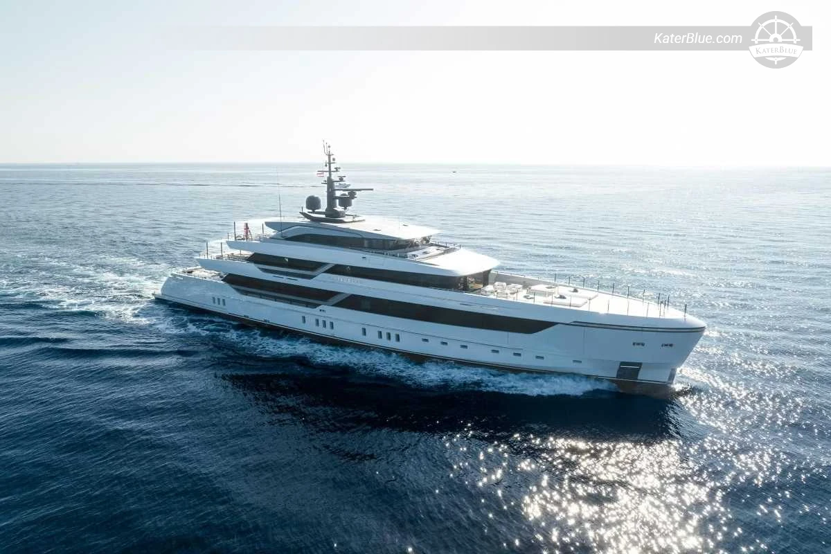 Sanlorenzo 57 Steel 56.7m 2023 Luxury Yacht for Sale in Liguria, Italy – 6 Cabins, Dual Owner Suites, Glass-Bottom Pool & Beach Club