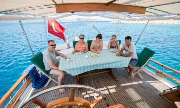 Noleggio caicco in legno Blue Voyage a Bodrum/Muğla, Turchia