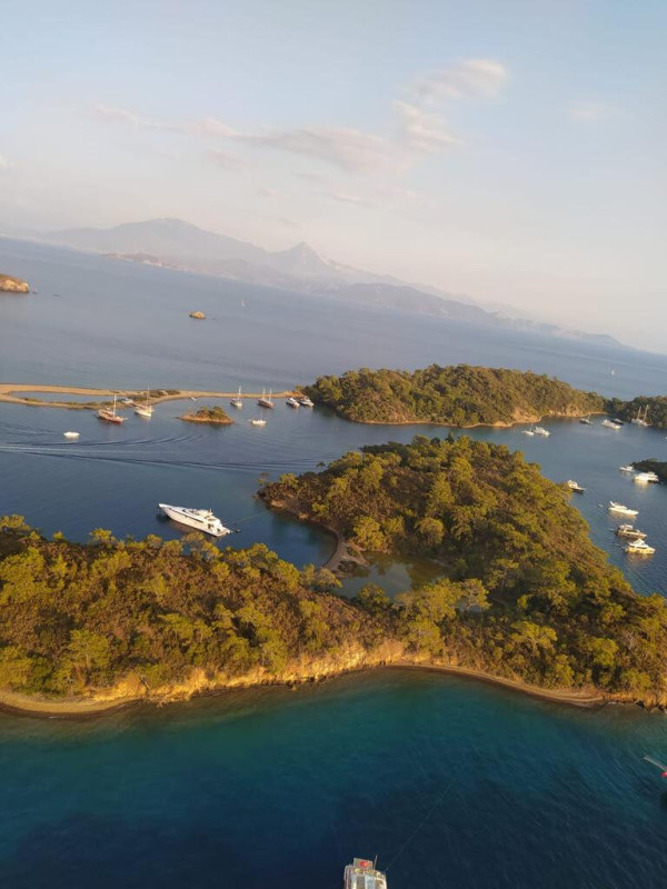 Tandem Parasail Activity in Gocek/Fethiye, Turkey
