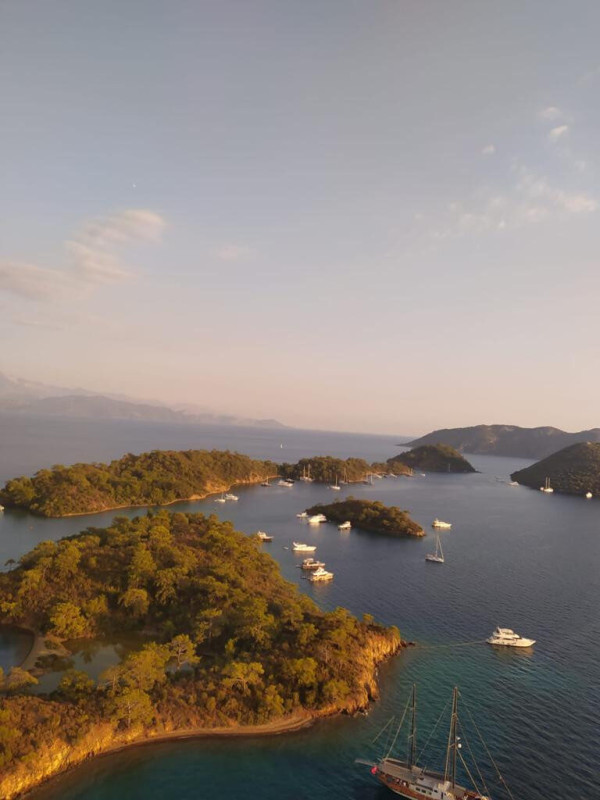 Tandem Parasail Activity in Gocek/Fethiye, Turkey