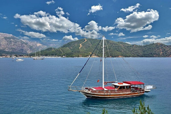 Affascinante noleggio caicco nelle baie di Gocek per 6 ospiti a Gocek/Mugla, Turchia