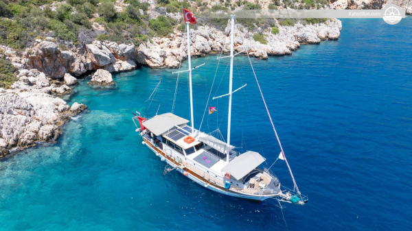 Gulet Special Day tour s jídlem Emir 1 charter v Kalkan, Kaş, Antalya, Turecko