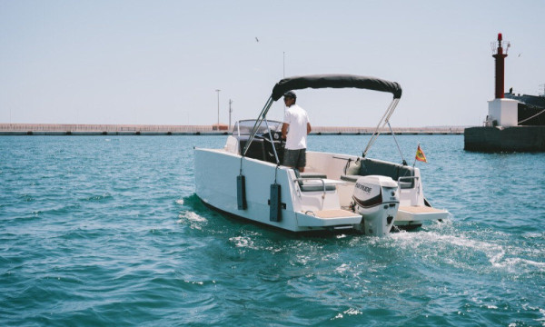 Enjoyable 2 hours Sails with an incredible Motor boat in Málaga, Spain