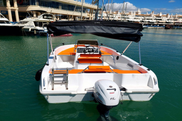 Fantastic 2 Hours Sails with a Sporty Motor boat in Málaga, Spain