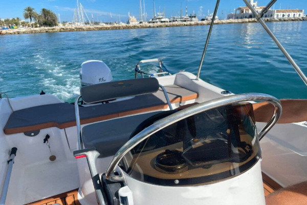 Fantastic 2 Hours Sails with a Sporty Motor boat in Málaga, Spain