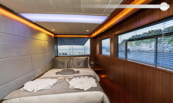 Luxe weekvakantie voor 8 gasten op de 22 meter lange trawler Yalikavak in Turkije