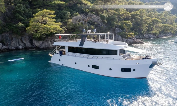 Luxe weekvakantie voor 8 gasten op de 22 meter lange trawler Yalikavak in Turkije