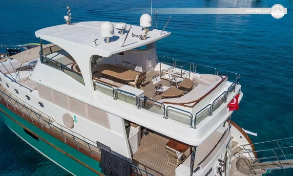 Elegante luxe trawler van 20 meter: wekelijkse charter in Yalikavak, Turkije