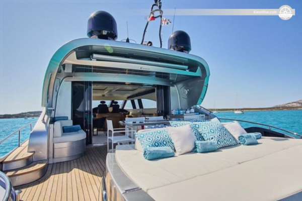 Wöchentliche Charter einer 23-Meter-Motoryacht für 7 Personen in Antibes, Frankreich