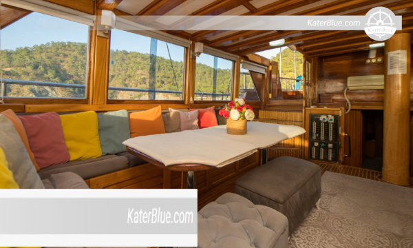 Luxury 26m gulet with 8 cabins weekly charter Fethiye Turkey