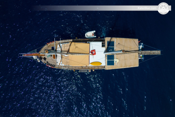 Luxury 26m gulet with 8 cabins weekly charter Fethiye Turkey