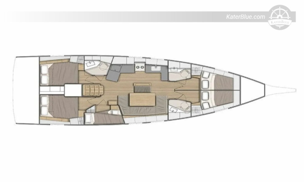 Oceanis 48ft monohull 12-pax sailing yacht weekly charter Gocek Turkey
