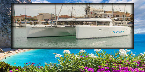 12m 4 cabins catamaran Lagoon 42 Lefkada-Greece