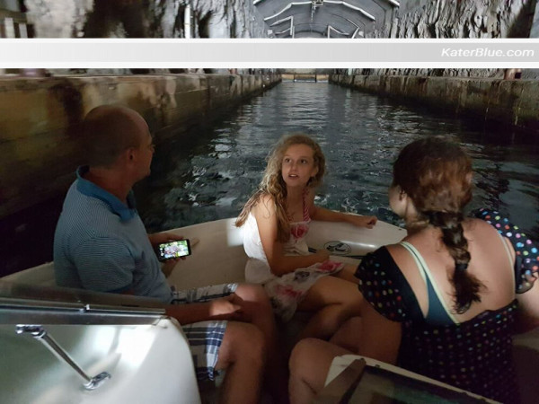Speedboat ready to take you to the Lady of the Rock Kotor-Montenegro
