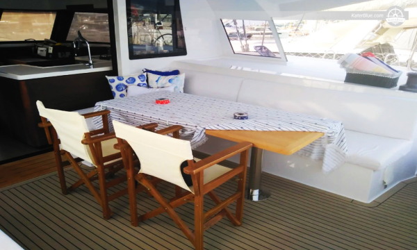 Nautitech 45ft catamaran skippered charter Yalikavak Turkey