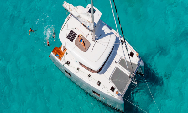 Lagoon catamaran weekly bareboat charter in Alimos, Greece